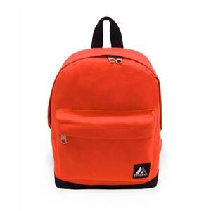 NEW 42POPS backpack bag with black accents in rust orange
